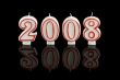 Happy New Year candles 2008
