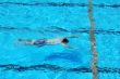 Swimmer in a pool