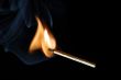 Burning match