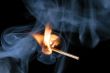 Burning match