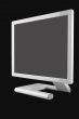 White LCD monitor