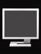 White LCD monitor