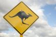 Western Australia - Kangeroo warning sign