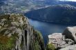 View on the Lysefjord, Norway, from Preikestolen