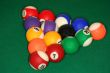 racked billiard balls, ready for the break