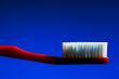 red tooth-brush