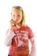 Young girl on the phone