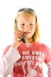 Young girl on the phone