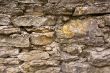 Limestone wall.