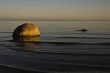 Sea shore in a sunset.