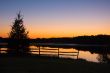 Sunset on a lake