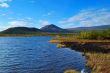 Lake and mountains