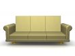 Soft sofa for rest. 3D image.