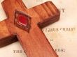 Wooden Cross on Bible