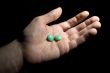two green tablets
