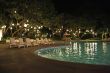 Swimming pool at night