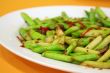 Fried asparagus