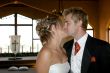 Wedding Couple kissing