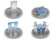 set of home icons