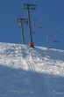 Snowy chairlift