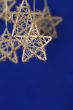 Gold Christmas Star / with copy space
