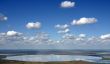 Clouds over lake