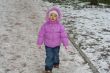 little pretty girl in autumn time