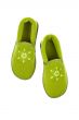 Lady green slippers