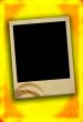 blank photo frame with stain