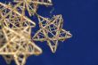 Gold Christmas Star / with copy space