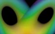 abstract staring owl eyes