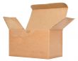 single open cardboard