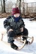 young boy in winter