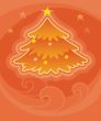 Christmas tree. Vector illustration