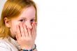 little girl surprised