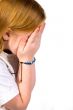 little girl crying