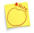 two adhesive notes