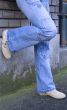 Blue jeans legs
