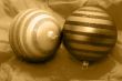 christmas golden balls
