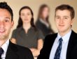business man and his team