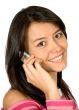 beautiful girl on the phone