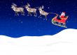 santa with sleigh
