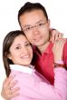 couple smiling