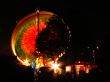 Fairground at night