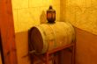 wine barrel in a restourant