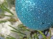 Blue Christmas ball