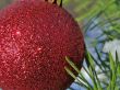 red Christmas ball