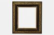 Old Picture Frame Gold and Black