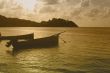 sunset and boats