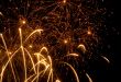 Golden fireworks